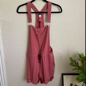 Jersey Knit Overalls/ romper- tons of pockets!